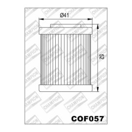 FILTRO CHAMPION ACEITE COF057 (HF-157)