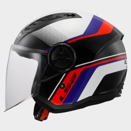 CASCO LS2 OF616 AIRFLOW II RUSH|Producto original garantizado