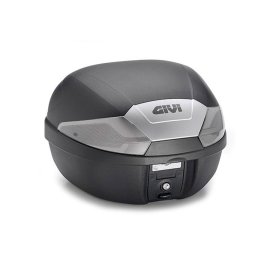 MALETA ML GIVI NEGRO CATADIOPTRICO AHUMADO C/KIT PARRILLA 29L|Perfecto para tu moto