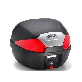 MALETA ML GIVI NEGRO CATADIOPTRICO ROJO C/KIT PARRILLA 29L| Aprovecha precio exclusivo online