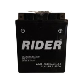 BATERIA RIDER MF SIN MANTENIMIENTO YTX14AHL-BS| Envío rápido garantizado