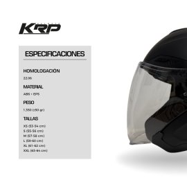 Imagen de CASCO KRP JET MODEL ARES CAMEL OF669 22.06 (OF669ARC)