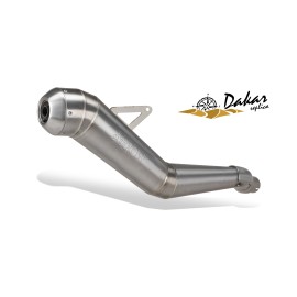 Imagen de ESCAPE ARROW HONDA XL750 TRANSALP '23 HOMOLOGATED NICHROM DAKAR REPLICA EXHAUST FOR STOCK AND ARROW COLLECTORS (72502D