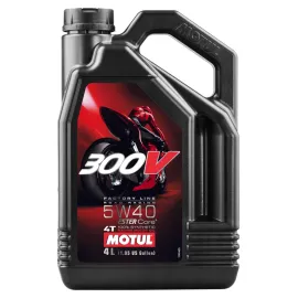 Imagen de LATA MOTUL 300V FACTORY LINE ROAD RACING 5W40 4L (M104115)