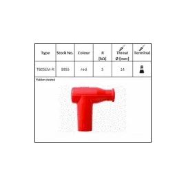 Imagen de PIPA DE BUJIA NGK TB05EM-R (TB05EM-R)