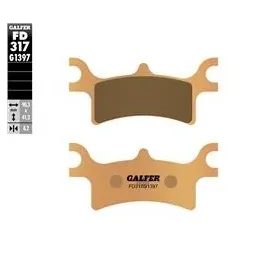 Imagen de JUEGO PASTILLAS GALFER FD317G1397 COMP.SINTERIZADO QUAD (FD317G1397)