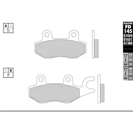 Imagen de JUEGO PASTILLAS GALFER FD145G1054 COMP. ORGANICO (FD145G1054)