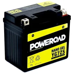 Imagen de BATERIA POWEROAD GEL ELECTROLITICO-ACTIVADA YG7ZS (PB088)