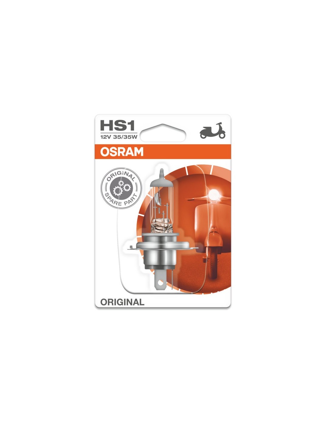 Headlight bulb HS1 (PX43T) OSRAM front light, bulb 12V 35 / 35w