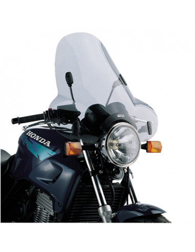 PARABRISAS PARA MAXI-MOTO, 4MMS CON KIT DE ANCLAJES, AHUMADO 50 X 61,5 CMS  (HXA) - Parabrisas para Motocicletas - REBESA