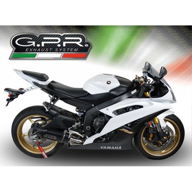 Imagen de ESCAPE GPR FURORE NERO YAMAHA YZF R6 2006/16 (Y.104.FUNE)