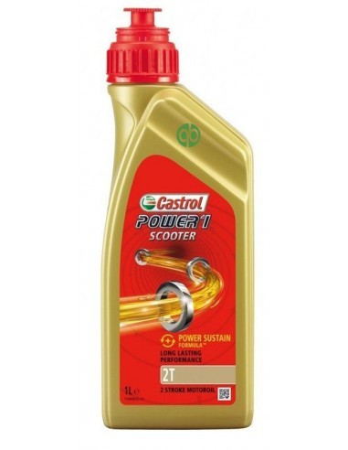 BOTELLA CASTROL POWER 1 SCOOTER 2T 1L