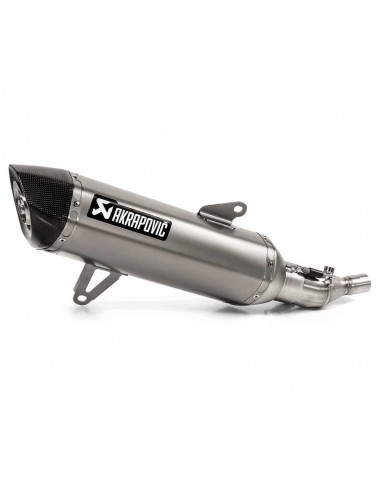 SLIP-ON LINE MUFFLER STAINLESS STEEL CARBON END CAP YAMAHA (S-Y3SO2-HRSS)