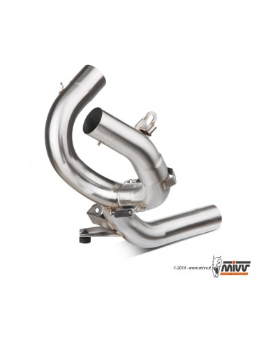 NO-KAT PIPE (COMPATIBLE ONLY WITH STOCK SILENCERS ) DUCATI MULTISTRADA 120