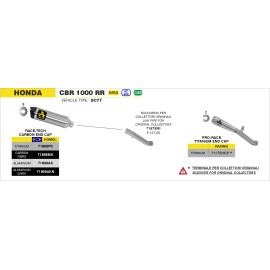 Imagen de Silencioso RaceTech de titanio fondo en carbono (71869PK)