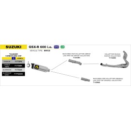 Imagen de ESCAPE ARROW TITANIO THUNDER SUZUKI GSX-R (71772PK)