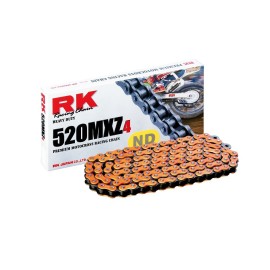 Imagen de CADENA RK ND 520 MXZ4 120P NARANJA (B752033120D)