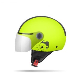 Imagen de CASCO KRP DEMI JET NEW CAP CON VISERA Y VISOR SOLAR (112330000113)