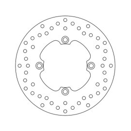 Imagen de DISCO DE FRENO ACERO TRAS. HONDA CB500 / CB 9000 / FORZA / SH125-150 / XLV (DF5005A)