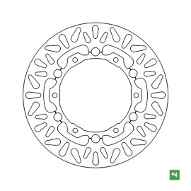 Imagen de DISCO DE FRENO FLOTANTE ACERO / YAMAHA T MAX XP (ABS) 500 - T MAX SV XP (ABS) 500 (DISCO ANTERIOR) (DF4112AF)