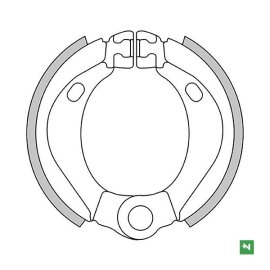 Imagen de MORDAZA DE FRENO ANTI-AGUA (GF0246FTR)