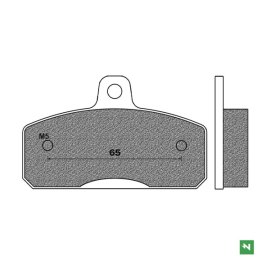 Imagen de PASTILLAS DE FRENO KART K5 ORGANICA (FD0241K5)